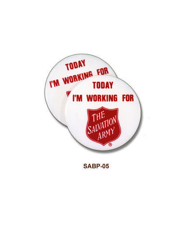 2" - Today I'm Working for The Salvation Army, SABP-05
