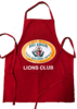 Retro Red Apron Deal, Caring is Sharing, Lions Club