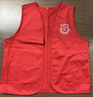 CLEARANCE-2 PACK of Red Vests with Womens Aux logo