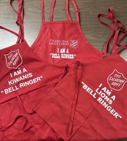 CLEARANCE-4 Pack Red Bellringer Aprons